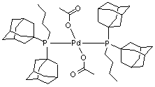 双[正丁基二(1-金刚烷基)膦]二乙酸钯