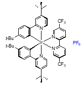 二[2-(4-叔丁基苯基)-4-叔丁基吡啶][5,5'-二(三氟甲基)-2,2'-联吡啶]铱(III)六氟磷酸盐