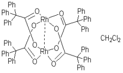 四(三苯基乙酸)二铑(II)二氯甲烷加合物