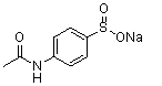 4-乙酰氨基苯亚磺酸钠 