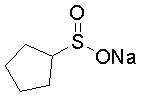环戊烷亚磺酸钠