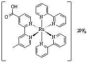 双(2,2'-联吡啶)(4'-甲基-[2,2'-联吡啶]-4-甲酸)钌(II)双(六氟磷酸盐)