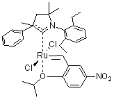 [1-(2,6-二乙基苯基)-3,5,5-三甲基-3-苯基吡咯烷-2-基](2-异丙氧基-5-硝基苯亚甲基)钌(II)氯化物