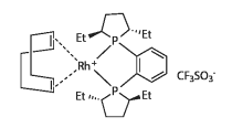 1,2-双[(2S,5S)-2,5-二乙基膦烷基]苯(1,5-环辛二烯)三氟甲磺酸铑(I)