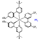 二[2-(4-叔丁基苯基)-4-叔丁基吡啶][4,4'-二(三氟甲基)-2,2'-联吡啶]铱(III)六氟磷酸盐