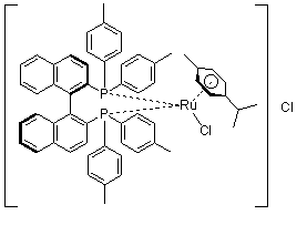 氯[(S)-(-)-2,2'-二(二-对甲苯基膦)-1,1'-联萘](p-伞花素)氯化钌(II)
