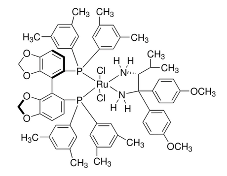 二氯{(R)-(+)-5,5'-双[二(3,5-二甲苯基)膦]-4,4'-双-1,3-苯并二氧戊环}[(2R)-(-)-1,1-双(4-甲氧基苯基)-3-甲基-1,2-丁二胺]钌(II)