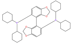 5,5'-雙(二環(huán)己基膦)-4,4'-聯(lián)苯并[d][1,3]二氧唑