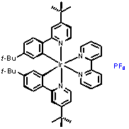 二[2-(4-叔丁基苯基)-4-叔丁基吡啶][2,2'-联吡啶]铱(III)六氟磷酸盐