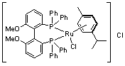 氯代[(R)-(+)-2,2'-二(二苯基膦)-6,6'-二甲氧基联苯](P-伞花素)氯化钌(II)