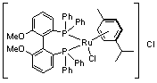 氯代[(R)-(+)-2,2'-二(二苯基膦)-6,6'-二甲氧基联苯](P-伞花素)氯化钌(II)