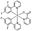 双(4,6-二氟苯基吡啶)吡啶甲酸合铱(III)