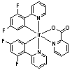 双(4,6-二氟苯基吡啶)吡啶甲酸合铱(III)
