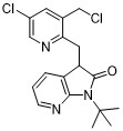 1-(叔丁基)-3-((5-氯-3-(氯甲基)吡啶-2-基)甲基)-1,3-二氢-2H-吡咯并[2,3-B]吡啶-2-酮