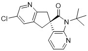 (S)-1'-(叔丁基)-3-氯-5,7-二氫螺[環(huán)戊[b]吡啶-6,3'-吡咯并[2,3-b]吡啶]-2'(1'H)-酮