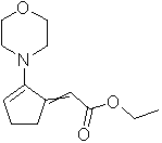 乙酸, 2-[2-(4-吗啉基)-2-环戊烯-1-亚基]-, 乙酯
