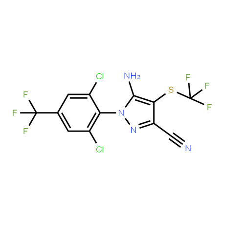 5-氨基-1-(2,6-二氯-对三氟甲基苯胺基)-3-腈-4-三氟甲基硫基吡唑