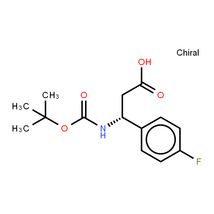 BOC-(R)-3-氨基-3-(4-氟苯基)-丙酸
