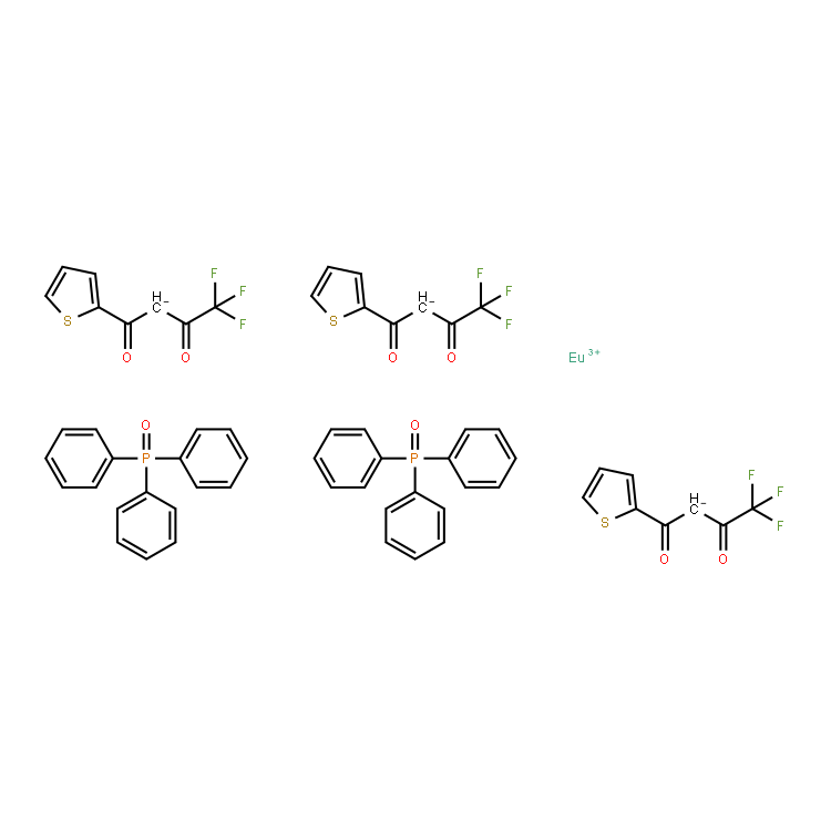 三[4,4,4-三氟-1-(2-噻吩基)-1,3-丁二酮]双(氧化三苯基膦)铕