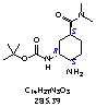 N-[(1R,2S,5S)-2-Amino-5-[(dimethylamino)carbonyl]cyclohexyl]carbamic acid, 1,1-dimethylethyl ester