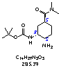 N-[(1R,2S,5S)-2-Amino-5-[(dimethylamino)carbonyl]cyclohexyl]carbamic acid, 1,1-dimethylethyl ester