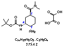 N-[(1R,2S,5S)-2-Amino-5-[(dimethylamino)carbonyl]cyclohexyl]carbamic acid, 1,1-dimethylethyl ester, ethanedioate (1:1)