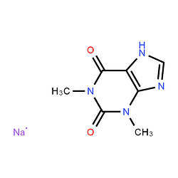 3,7-dihydro-1,3-dimethyl-1H-purine-2,6-dione, sodium salt