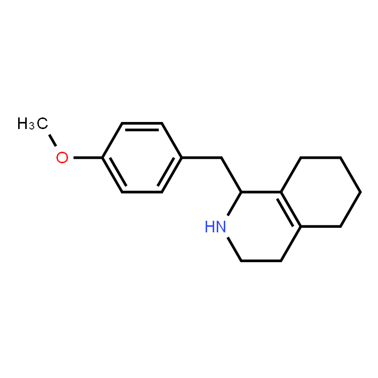 1,2,3,4,5,6,7,8-octahydro-1-[(4-methoxyphenyl)methyl]-isoquinoline