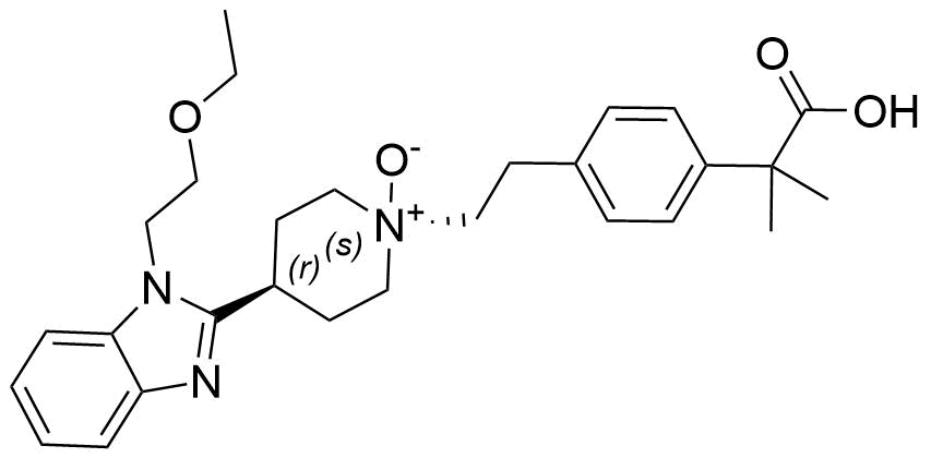 比拉斯汀雜質(zhì)E（順式比拉斯汀 N-氧化物）