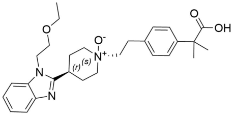 比拉斯汀杂质E（顺式比拉斯汀 N-氧化物）