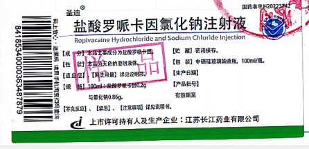 鹽酸羅哌卡因氯化鈉注射液100ml