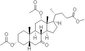 3,12-双(乙酰氧基)-7-酮基胆烷-24-酸甲酯