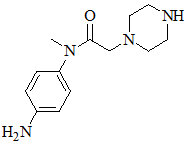 N-(4-氨基苯基)-N-甲基-2-(哌嗪-1-基)乙酰胺