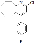 2-氯-4-(4-氟苯基)-5，6，7，8，9，10-六氫環(huán)辛烷并[b]吡啶