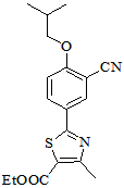 2-[3-氰基-4-异丁氧基苯基]-4-甲基噻唑-5-甲酸乙酯（非布司他中间体6）
