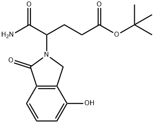 4-CARBAMOYL-4-(4-HYDROXY-1-OXO-1,3-DIHYDRO-ISOINDOL-2-YL)-BUTYRIC ACID TERT-BUTYL ESTER
