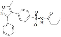 N-((4-(5-甲基-3-苯基异噁唑-4-基)苯基)磺酰基)丁酰胺