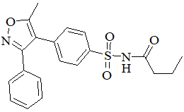 N-((4-(5-甲基-3-苯基异噁唑-4-基)苯基)磺酰基)丁酰胺