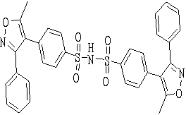 4-(5-甲基-3-苯基異惡唑-4-基)-N-((4-(5-甲基-3-苯基異噁唑-4-基)苯基)磺酰基)苯磺酰胺