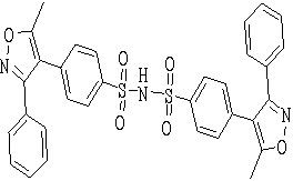 4-(5-甲基-3-苯基异恶唑-4-基)-N-((4-(5-甲基-3-苯基异噁唑-4-基)苯基)磺酰基)苯磺酰胺