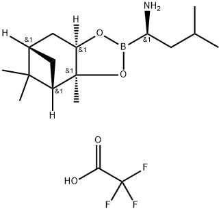 (aR,3aS,4S,6S,7aR)-六氫-3a,8,8-三甲基-alpha-(2-甲基丙基)-4,6-甲橋-1,3,2-苯并二氧硼烷-2-甲胺 2,2,2-三氟乙酸鹽