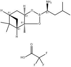 (aR,3aS,4S,6S,7aR)-六氫-3a,8,8-三甲基-alpha-(2-甲基丙基)-4,6-甲橋-1,3,2-苯并二氧硼烷-2-甲胺 2,2,2-三氟乙酸鹽