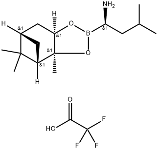 (aR,3aS,4S,6S,7aR)-六氢-3a,8,8-三甲基-alpha-(2-甲基丙基)-4,6-甲桥-1,3,2-苯并二氧硼烷-2-甲胺 2,2,2-三氟乙酸盐