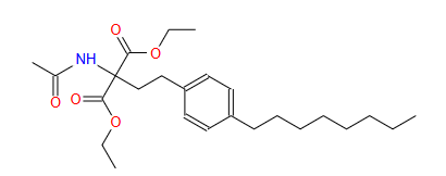 Diethyl 2-acetamido-2-(4-octylphenethyl)malonate