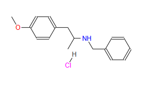 4-Methoxy-alpha-methyl-n-(phenylmethyl)benzeneethanamine hydrochloride