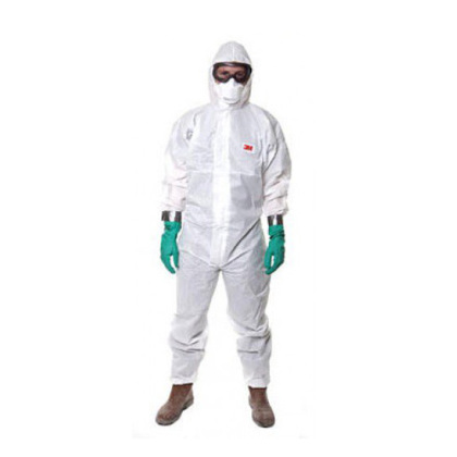 3M 4620 白色帶帽連體防護服
