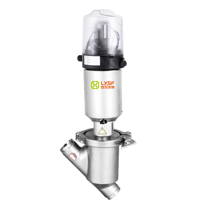 Vertical pneumatic ball valve