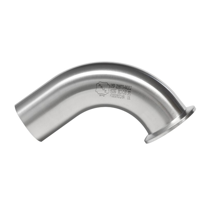 90° clamp-weld elbow