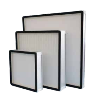 High-efficiency filter without separators