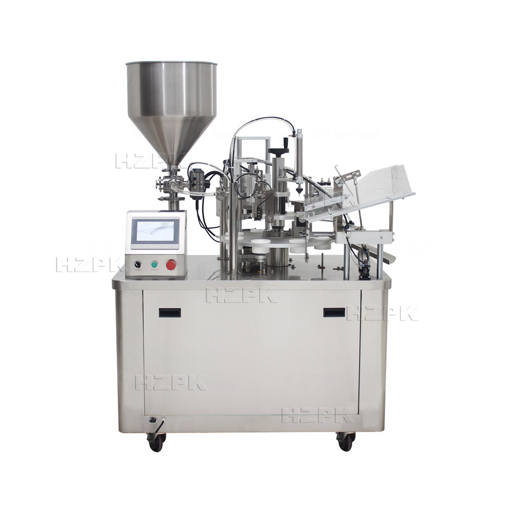 Semi-automatic ultrasonic filling and sealing machine + automatic pipe feeding